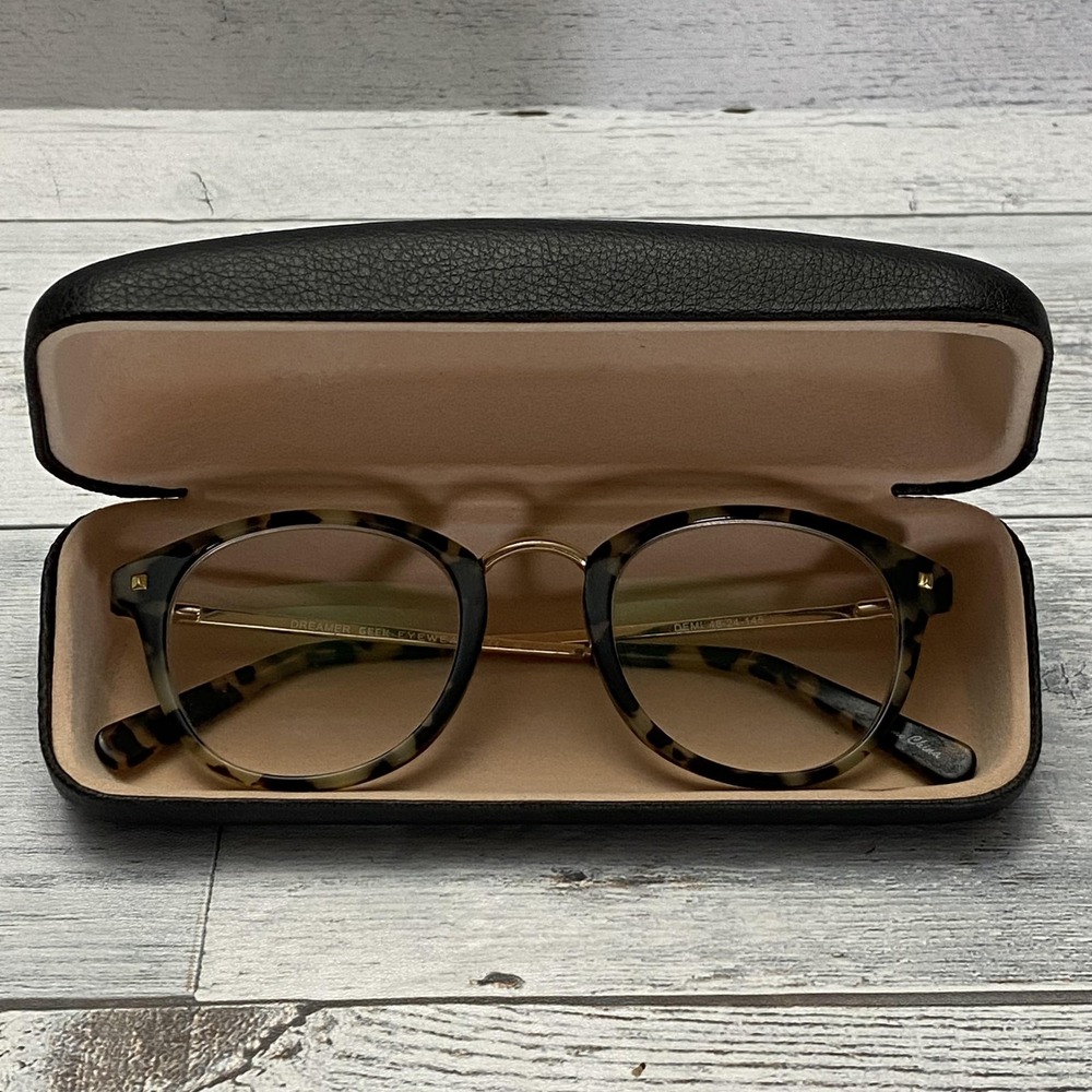 Geek Eyewear Eyeglasses Dreamer Demi 48-24-145 Brown Tortoise Full Rim Womens